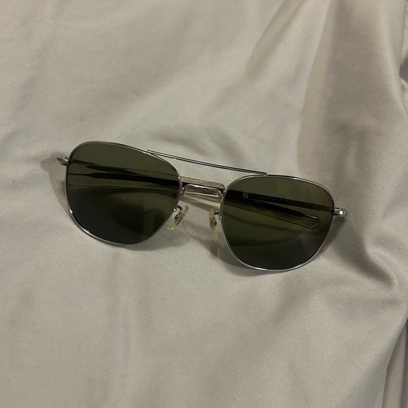 5 1/2" VINTAGE GENERAL OPTICAL COMMAND USA GEP PILOT AVIATOR SUNGLASSES - Picture 1 of 8